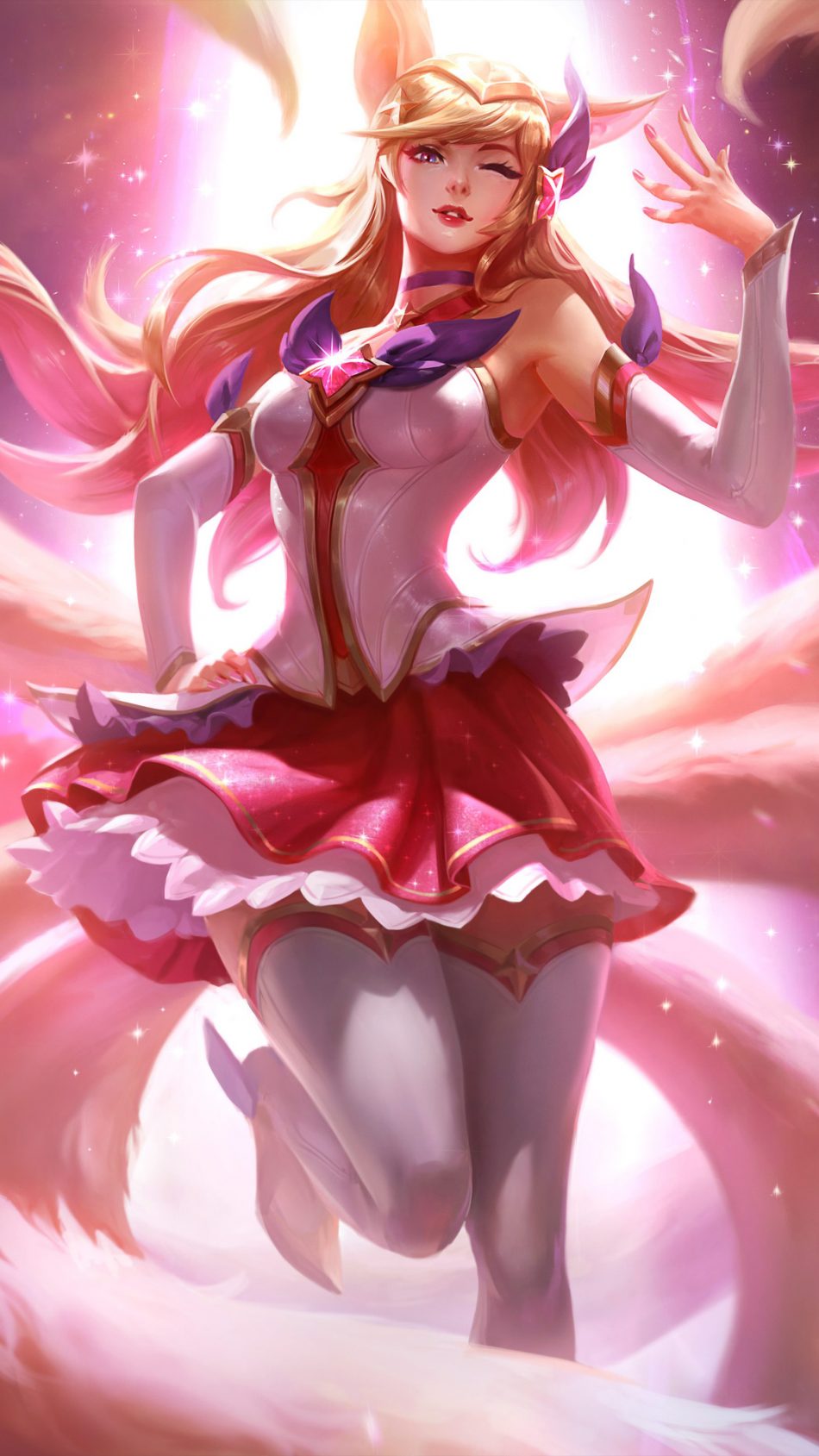 Ahri League of Legends 4K Ultra HD Mobile Wallpaper