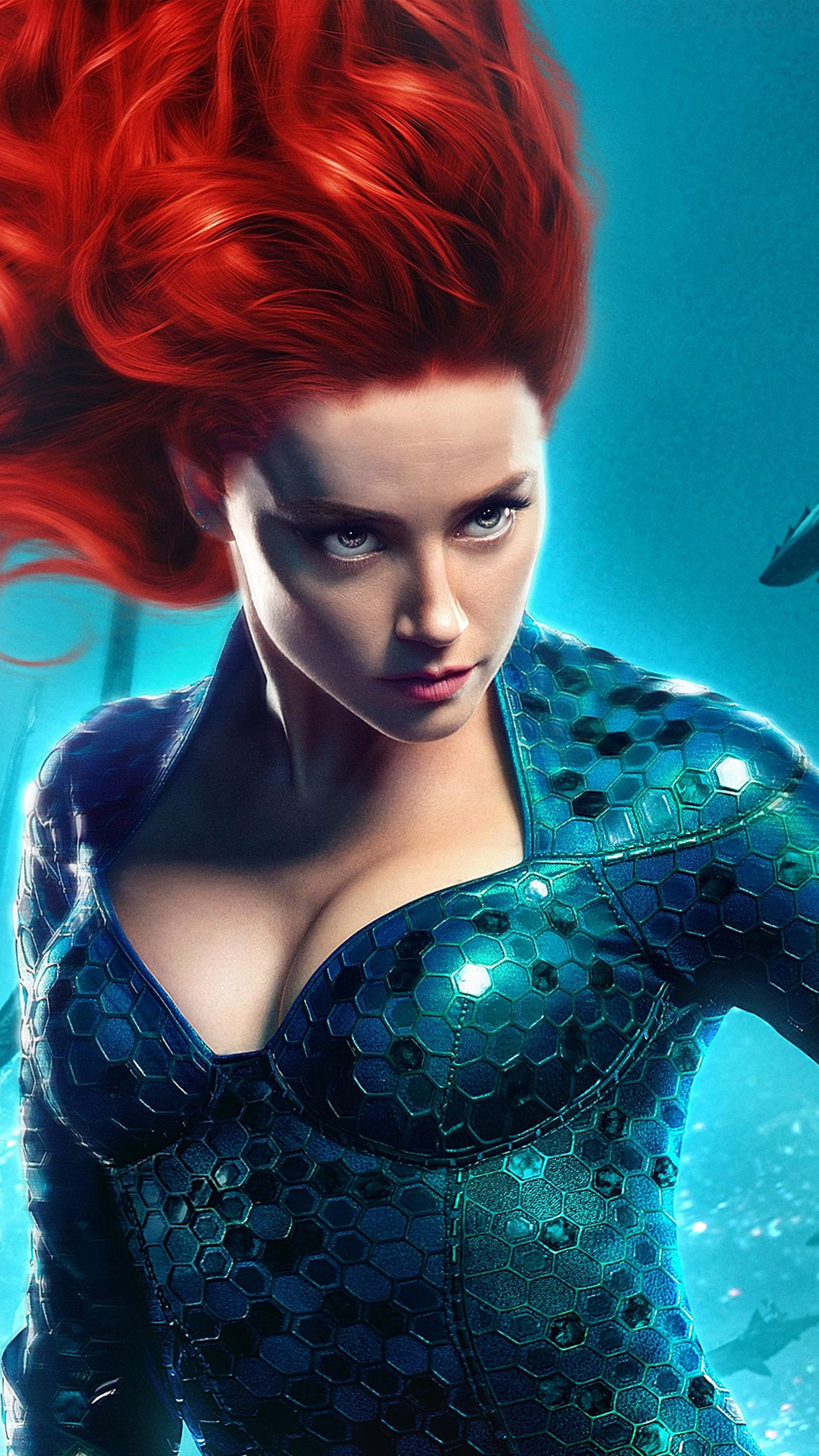 Download Amber Heard As Mera In Aquaman 2018 Free Pure 4K Ultra HD Mobile Wallpaper