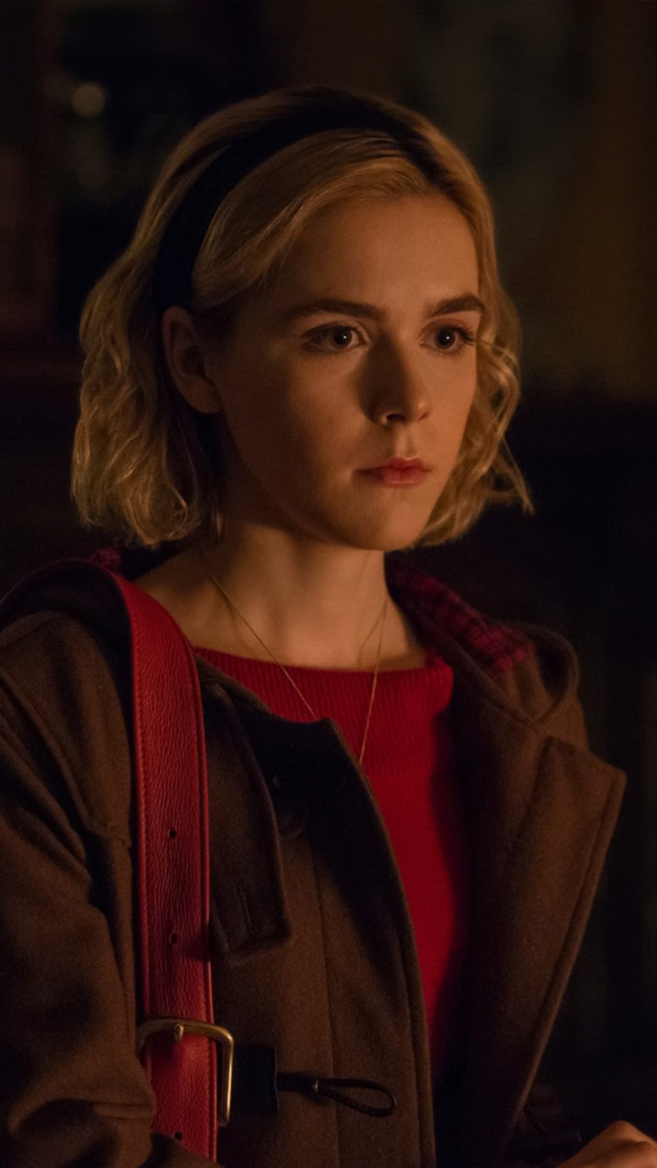 Kiernan Shipka In The Chilling Adventures of Sabrina 4K Ultra HD Mobile Wallpaper