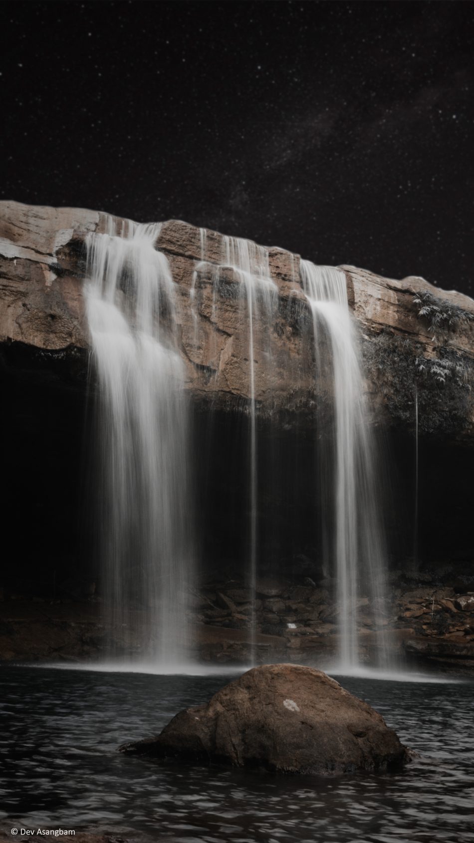 Waterfall Meghalaya Photography 4K Ultra HD Mobile Wallpaper