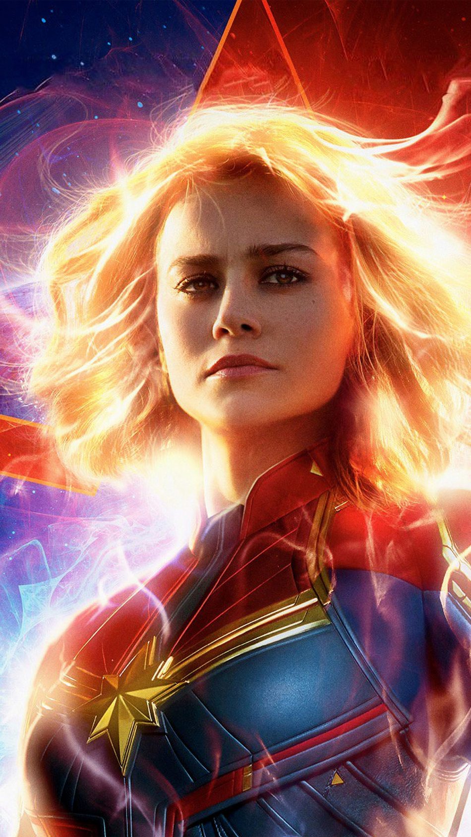 Brie Larson In & As Captain Marvel 2019 4K Ultra HD Mobile Wallpaper