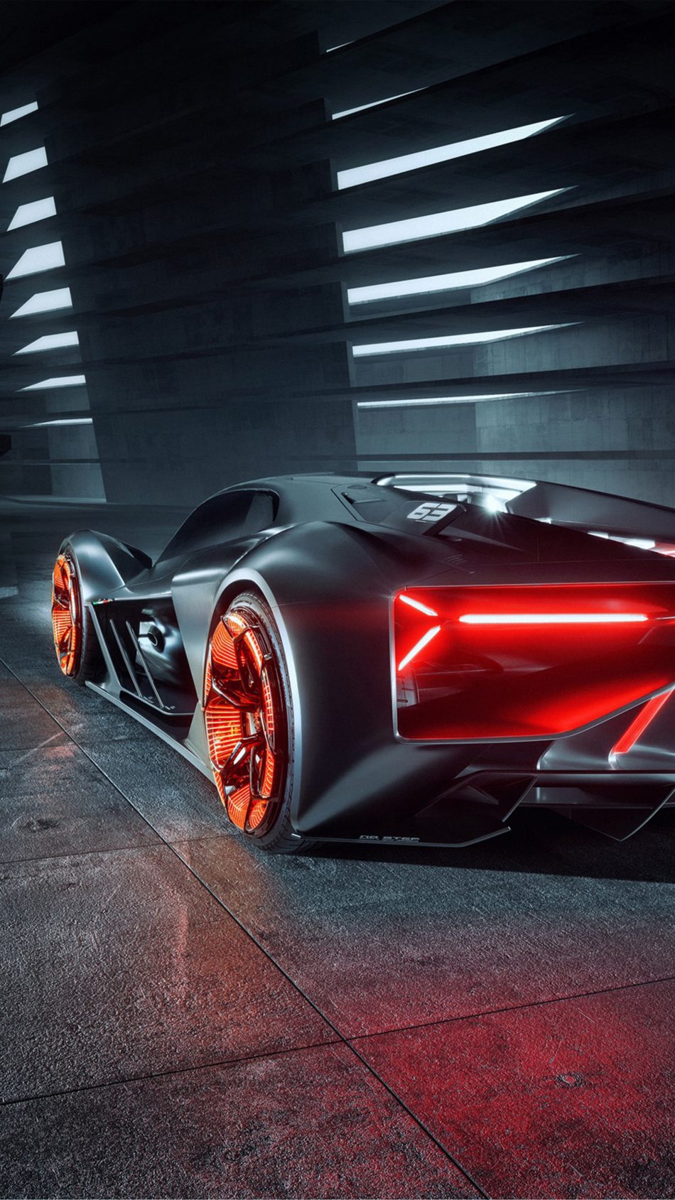 640x960 Lamborghini Terzo Millennio 2017 Concept Car Iphone 4