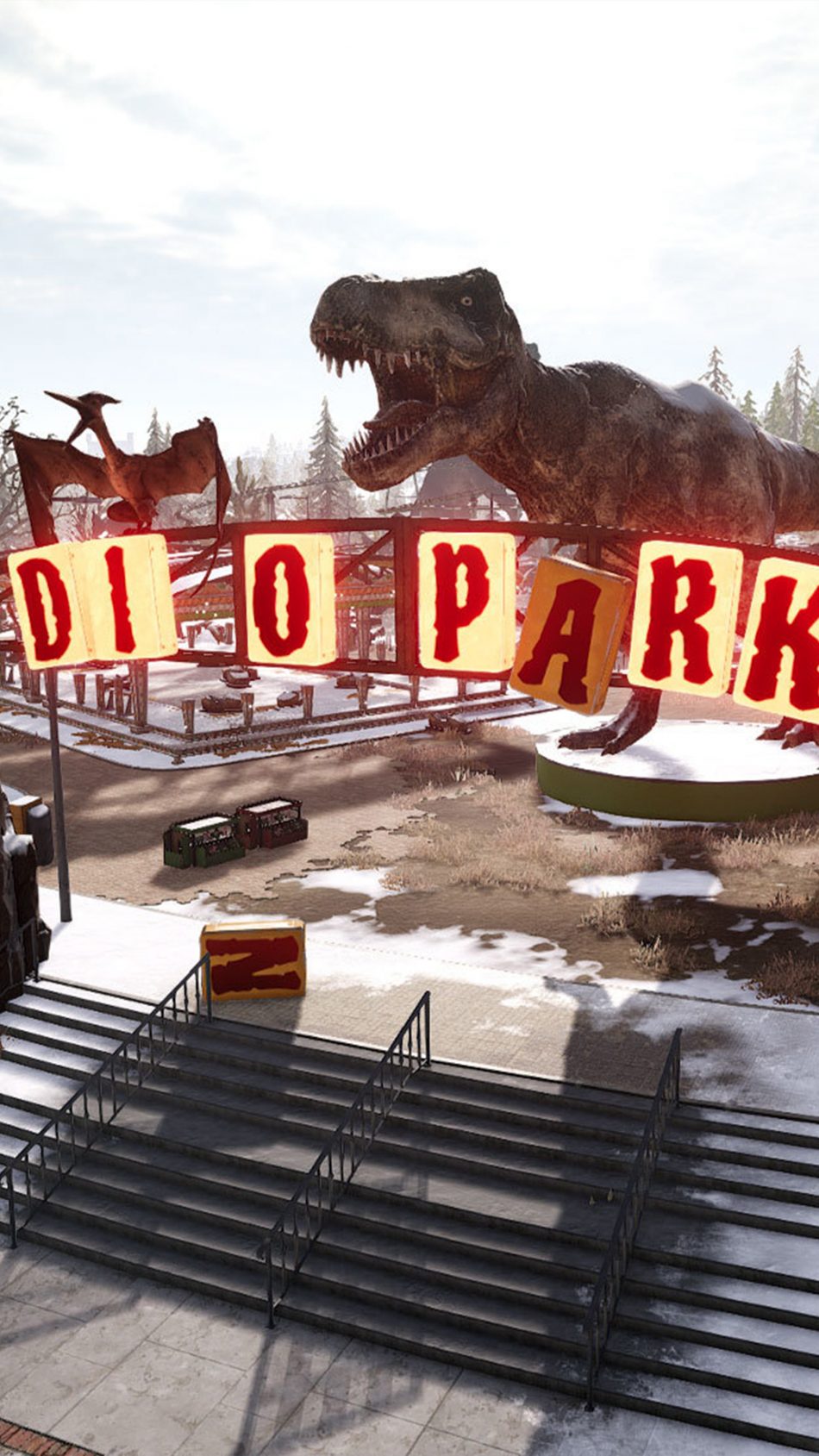 PUBG Dino Park Vikendi PlayerUnknown's Battlegrounds 4K Ultra HD Mobile Wallpaper