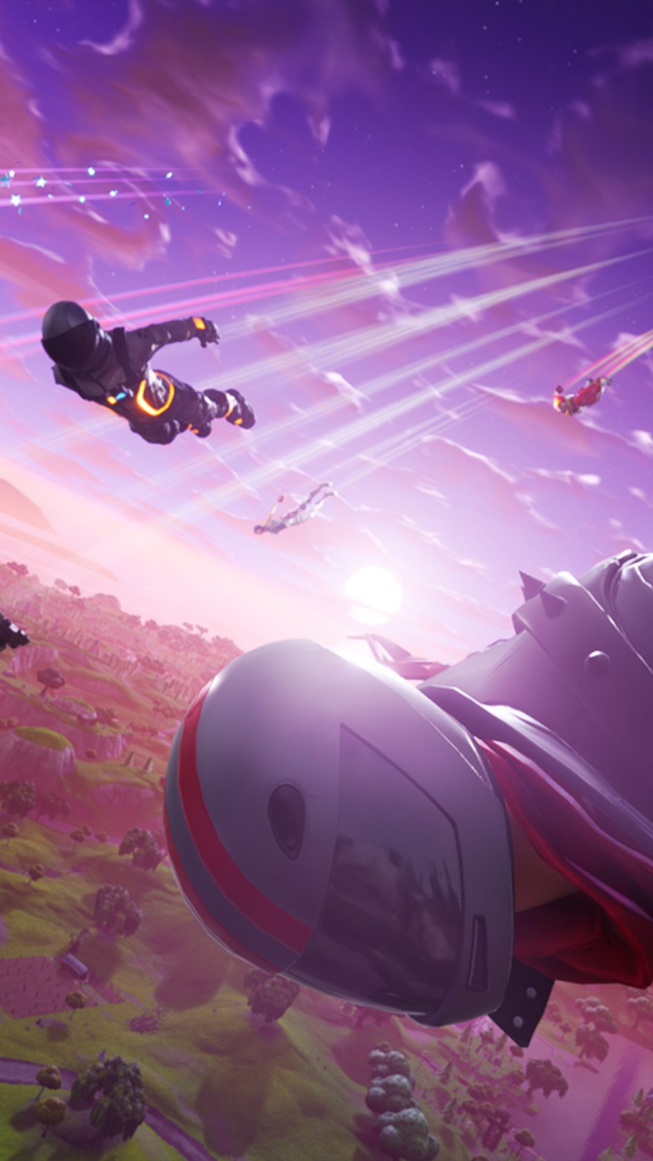 Fortnite Season Competition Jump 4K Ultra HD Mobile Wallpaper