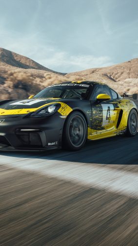 Porsche 718 Cayman GT4 Clubsport 4K Ultra HD Mobile Wallpaper