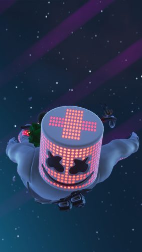 Marshmello In Air Fortnite 4K Ultra HD Mobile Wallpaper