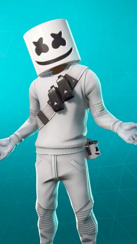 Marshmello Fortnite Skin 4K Ultra HD Mobile Wallpaper