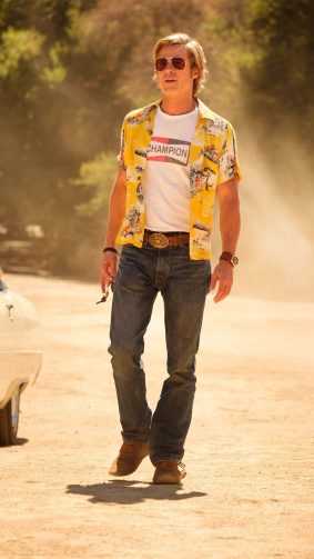 Brad Pitt In Once Upon a Time in Hollywood 4K Ultra HD Mobile Wallpaper