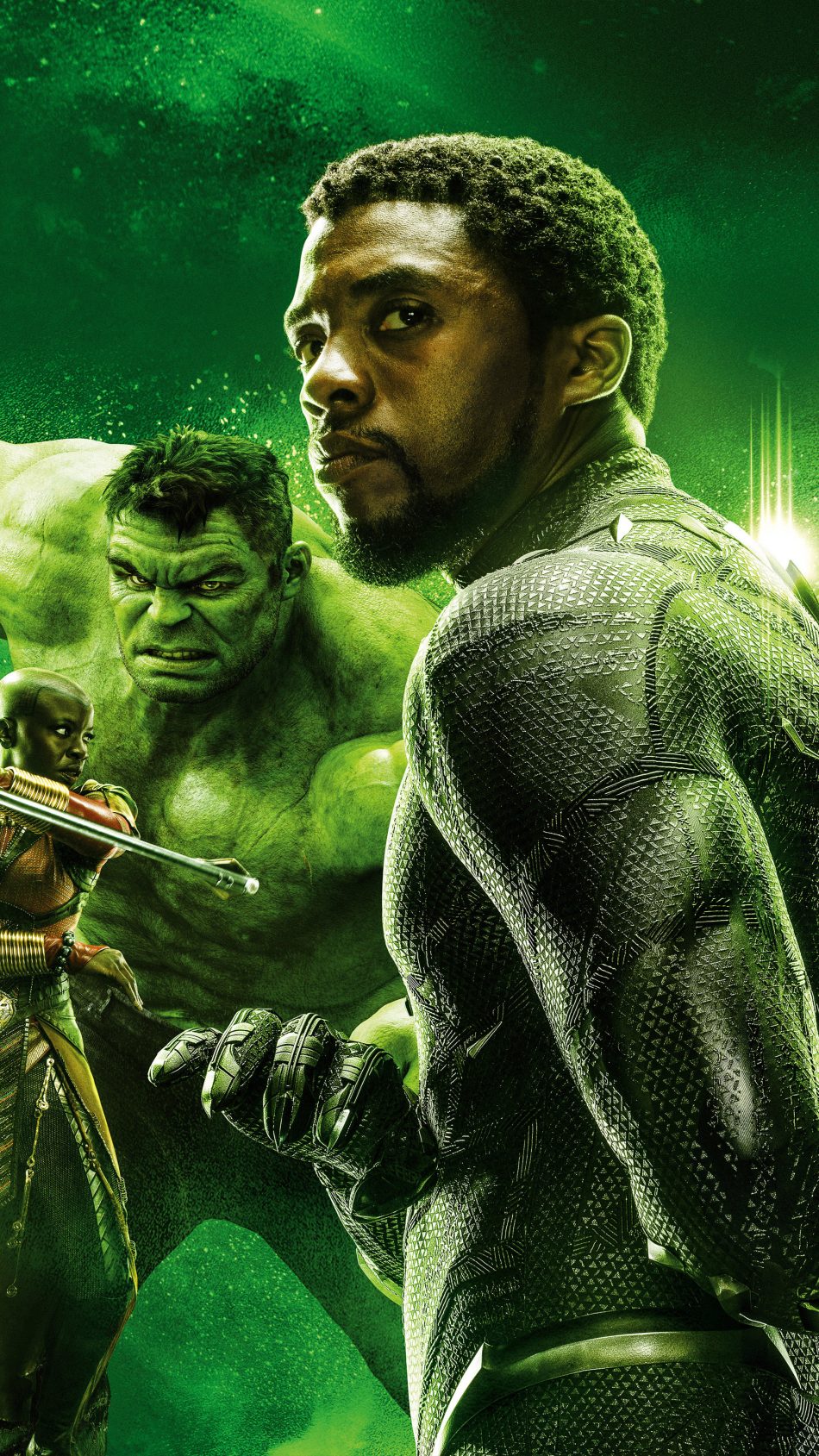Hulk & Black Panther In Avengers Endgame 4K Ultra HD Mobile Wallpaper