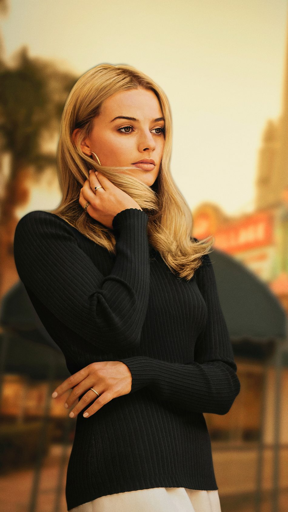 Margot Robbie Once Upon a Time in Hollywood 2019 4K Ultra HD Mobile Wallpaper