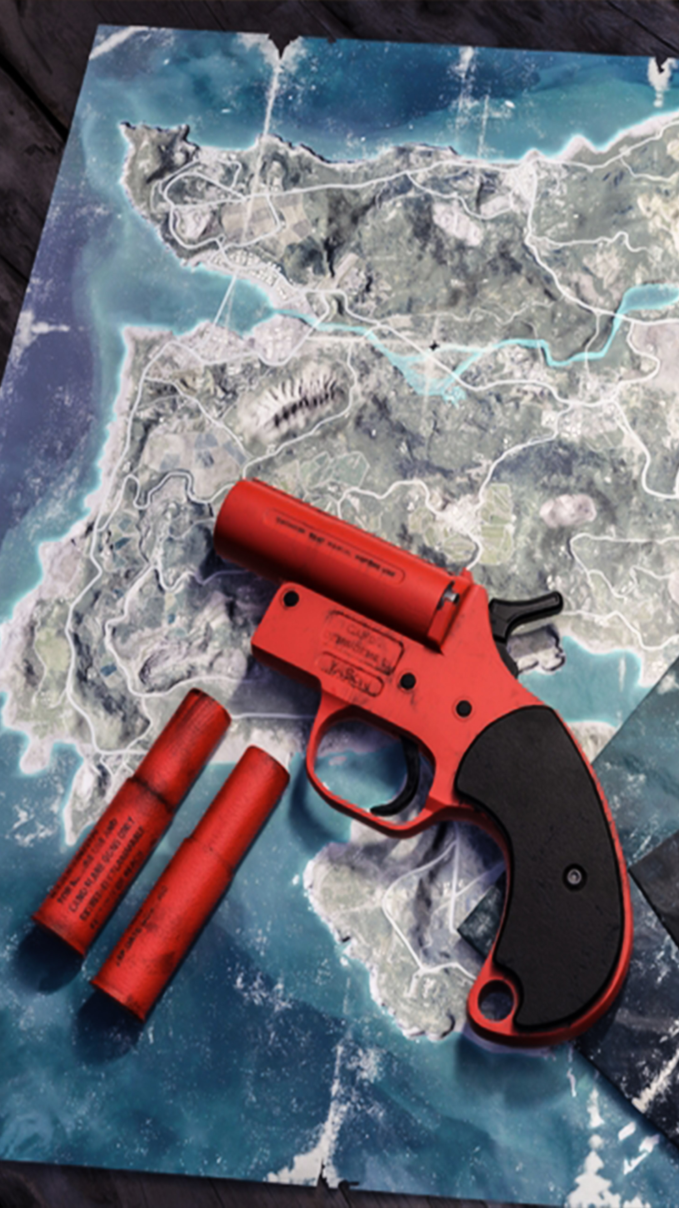 PUBG Flare Gun 4K Ultra HD Mobile Wallpaper