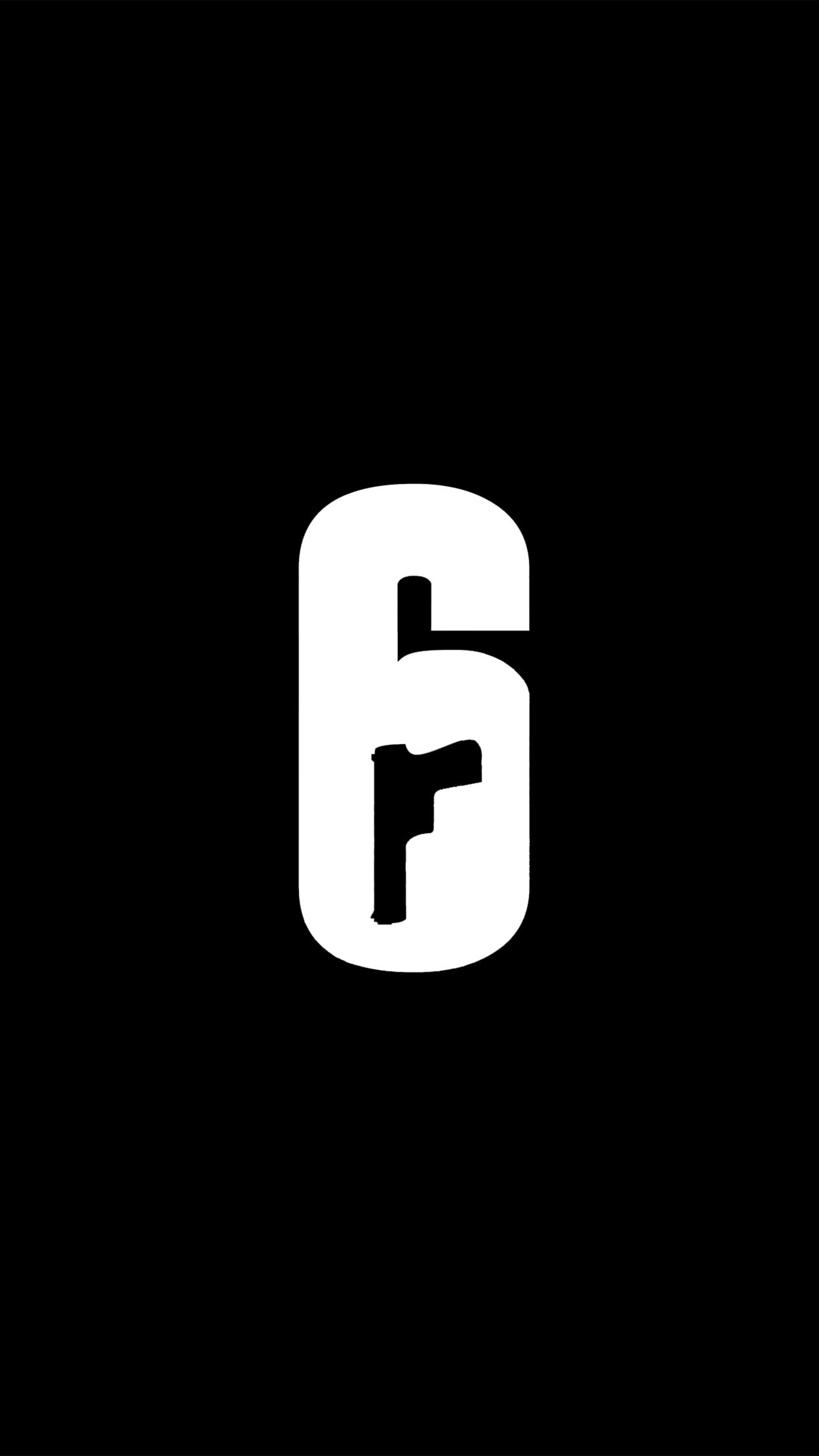 Tom Clancy S Rainbow Six Siege Minimal Logo 4k Ultra Hd Mobile Wallpaper