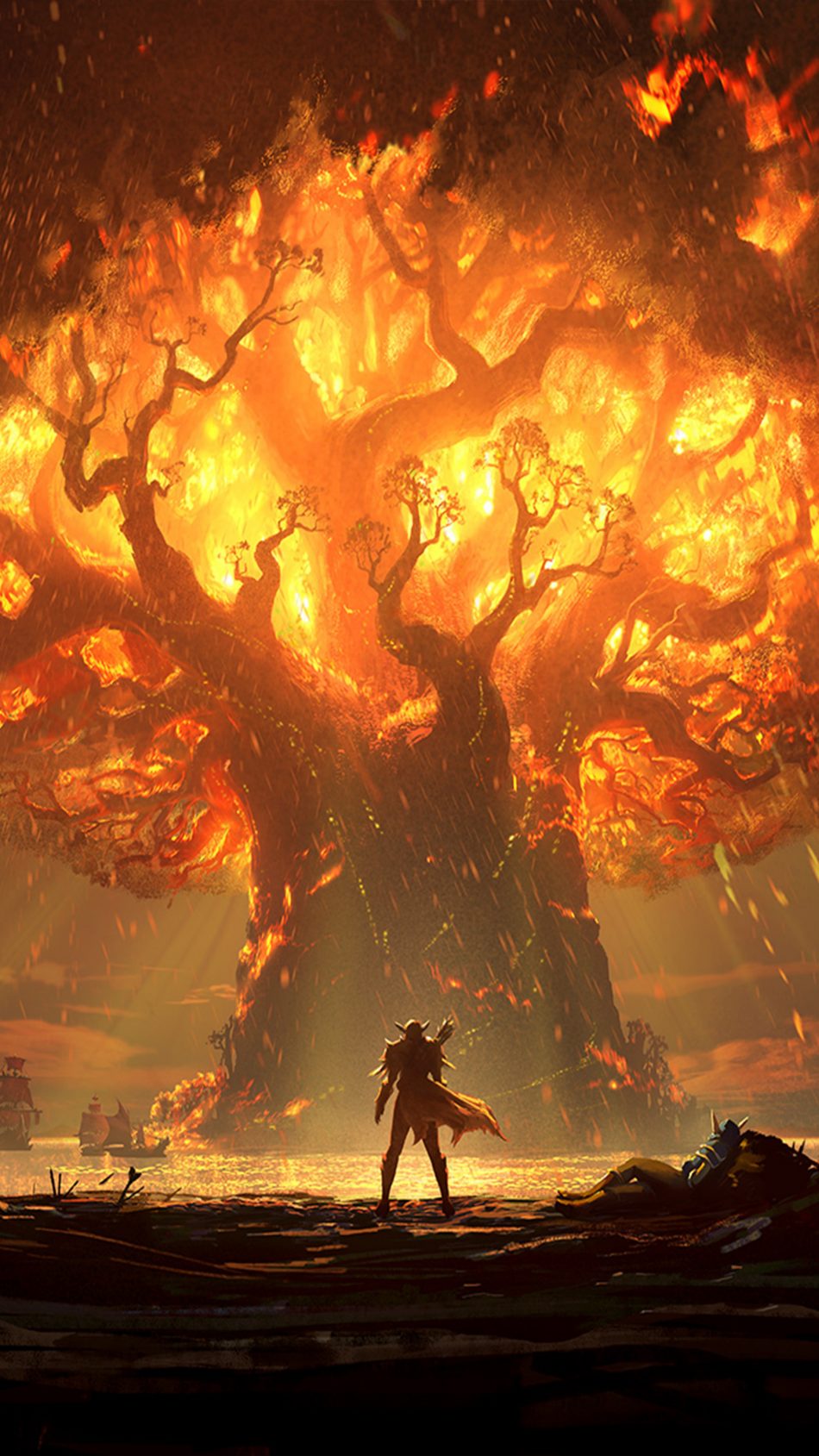 World of Warcraft Battle for Azeroth 4K Ultra HD Mobile Wallpaper