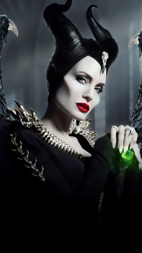 Angelina Jolie In Maleficent Mistress of Evil 4K Ultra HD Mobile Wallpaper