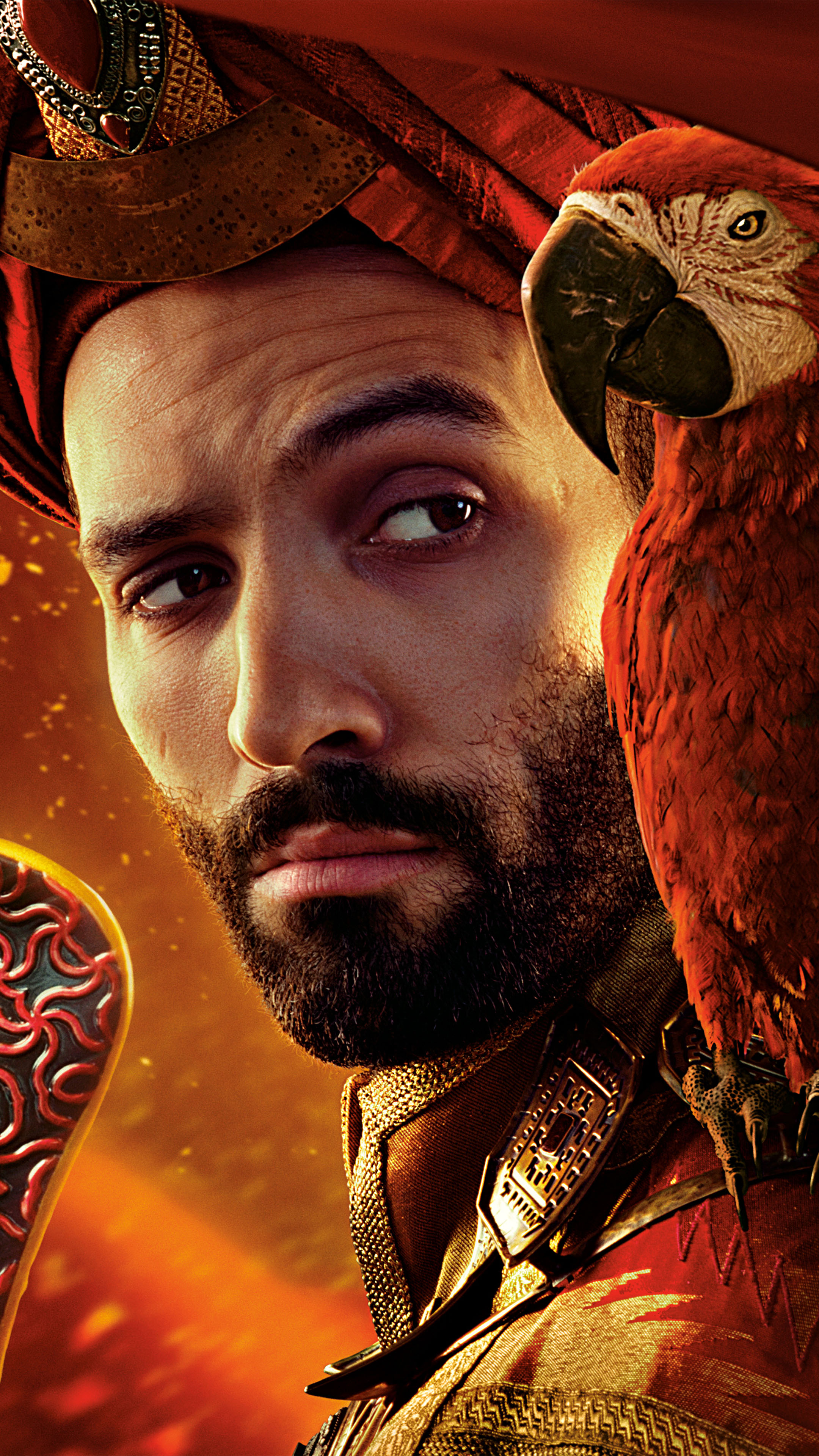Marwan Kenzari As Jafar In Aladdin 2019 Free 4K Ultra HD Mobile Wallpaper