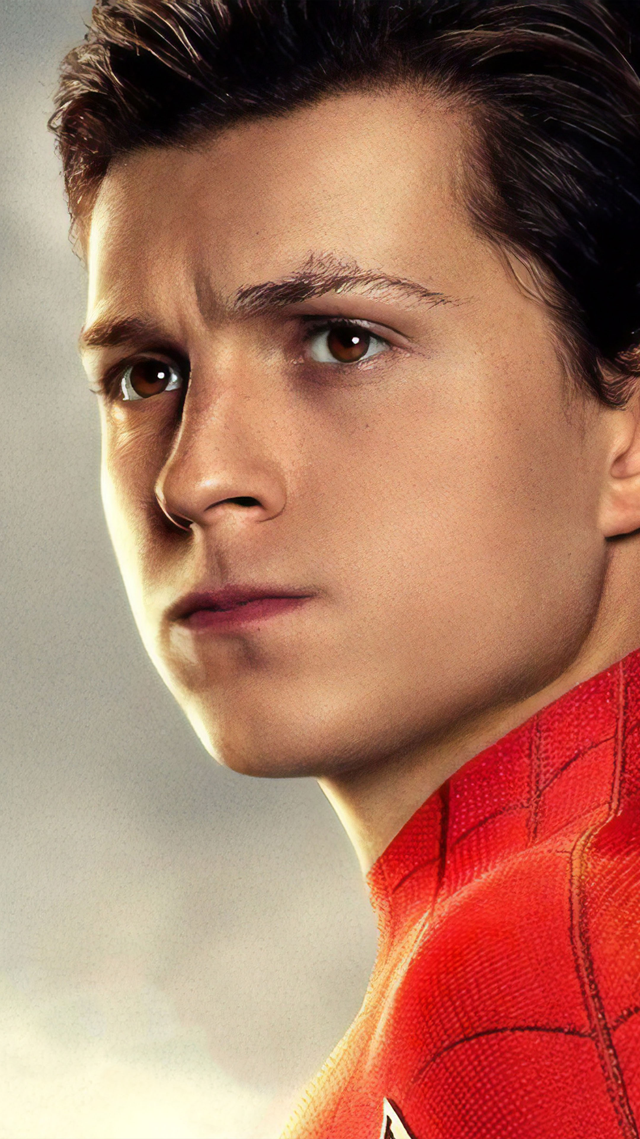 Tom Holland As Peter Parker In Spider-Man Far From Home 4K Ultra HD Mobile Wallpaper For IPhone