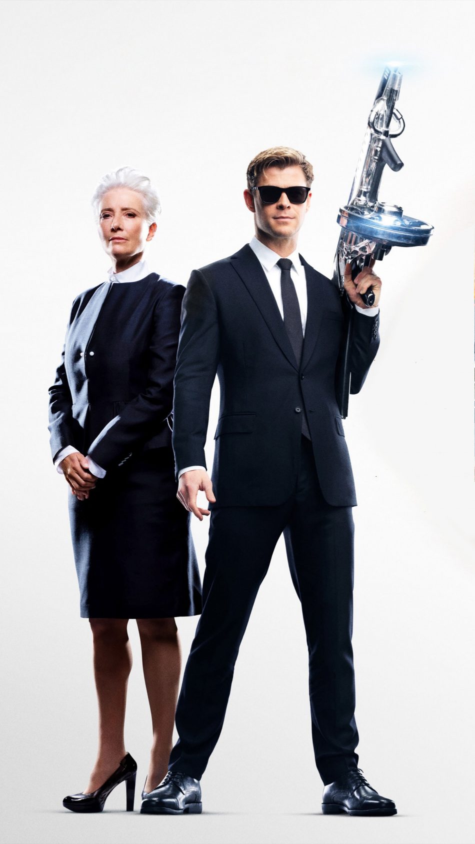 Chris Hemsworth & Emma Thompson In Men In Black International 4K Ultra HD Mobile Wallpaper
