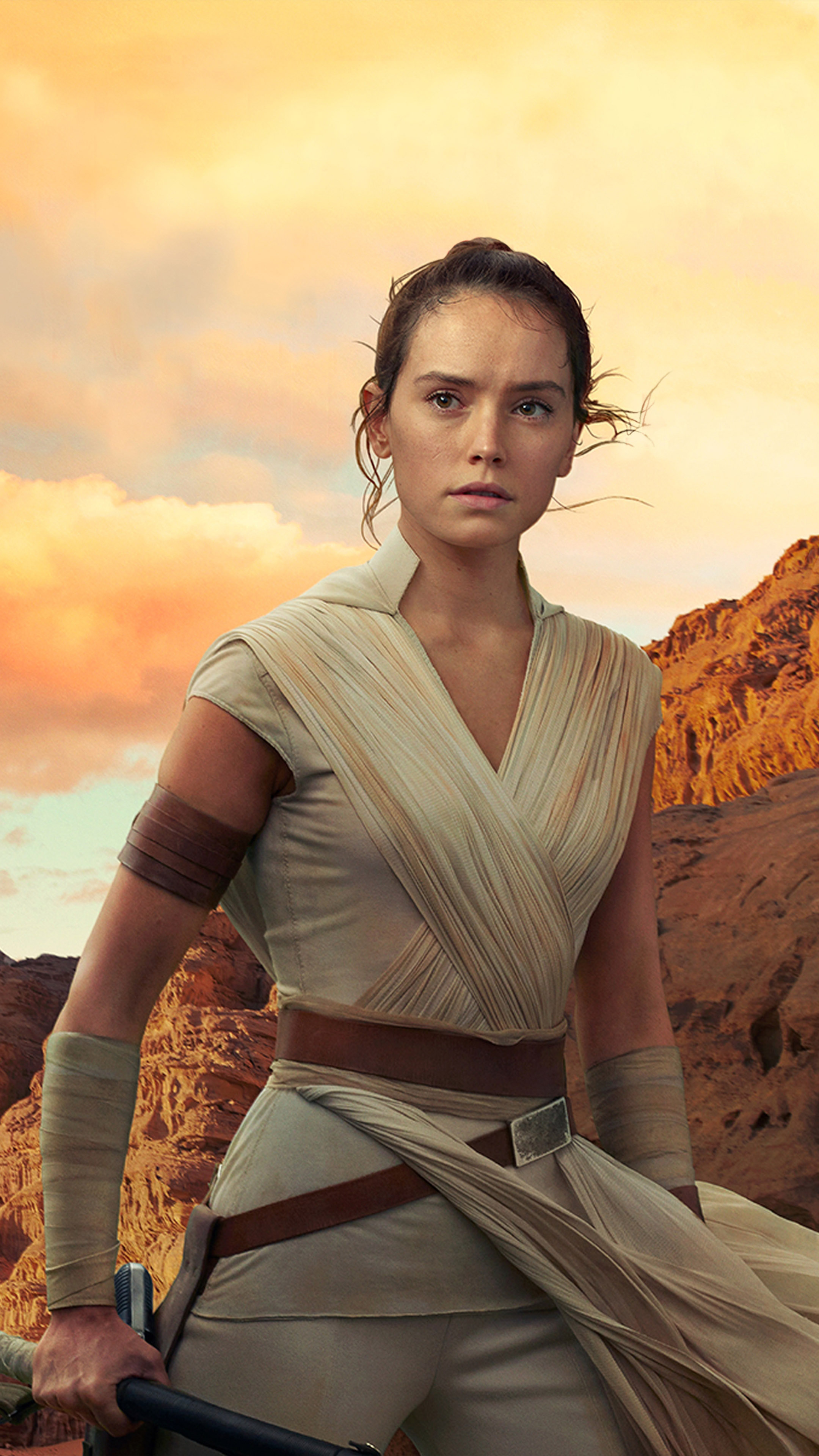 Daisy Ridley In Star Wars The Rise of Skywalker 4K Ultra HD Mobile