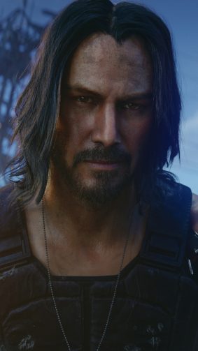 Keanu Reeves Cyberpunk 2077 4K Ultra HD Mobile Wallpaper