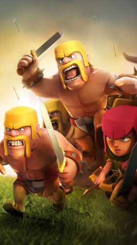 Clash of Clans Mobile Game 4K Ultra HD Mobile Wallpaper