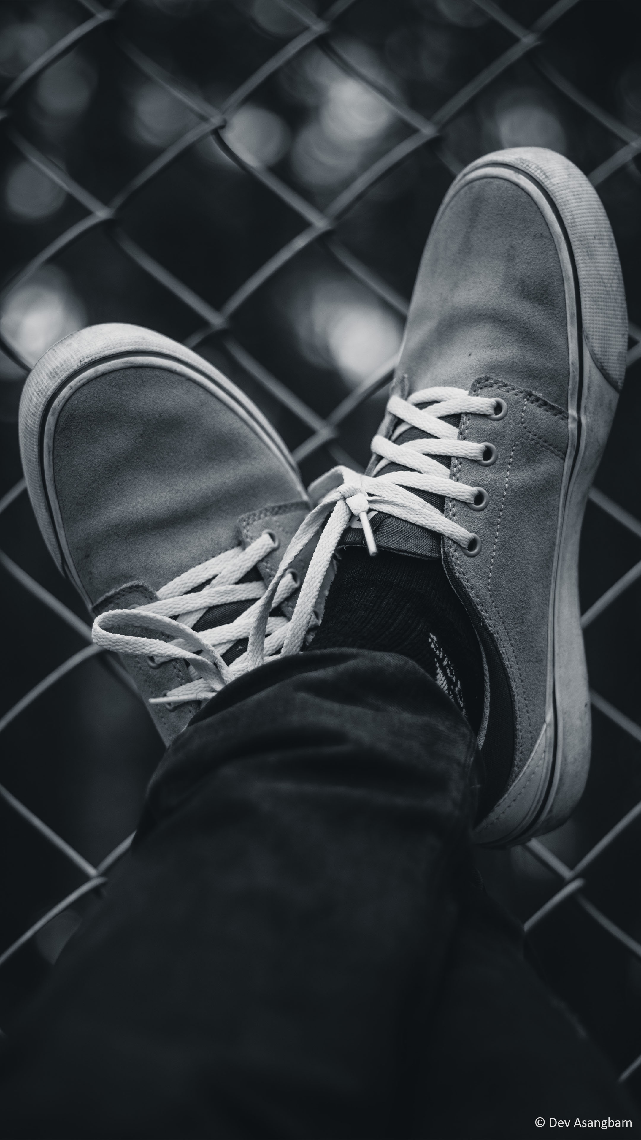 Sneakers Black & White Photography 4K Ultra HD Mobile Wallpaper