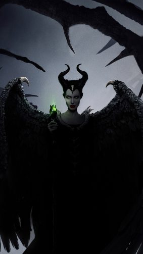 Angelina Jolie In Maleficent Mistress of Evil 2019 4K Ultra HD Mobile Wallpaper
