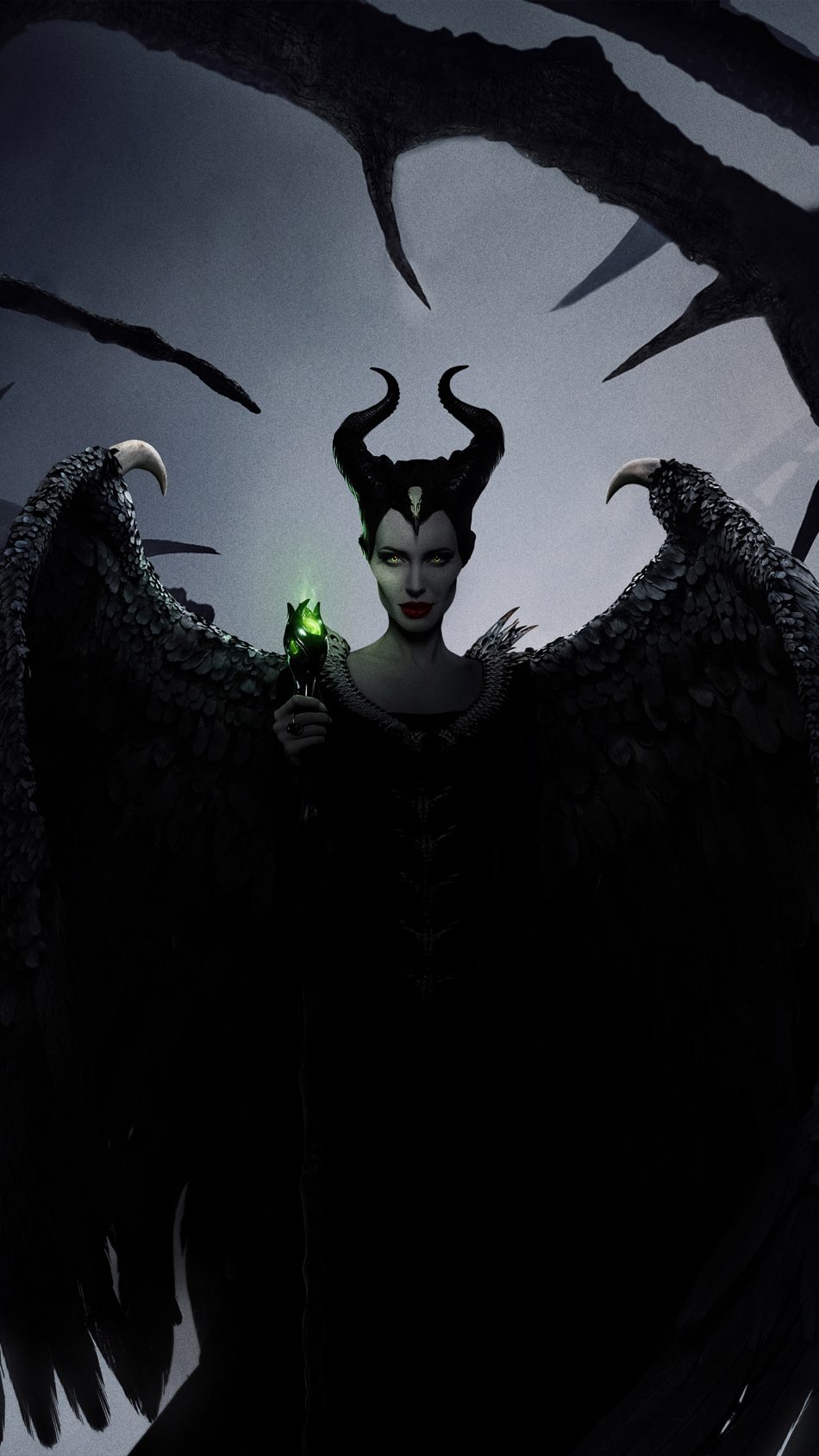 Angelina Jolie In Maleficent Mistress of Evil 2019 4K Ultra HD Mobile Wallpaper