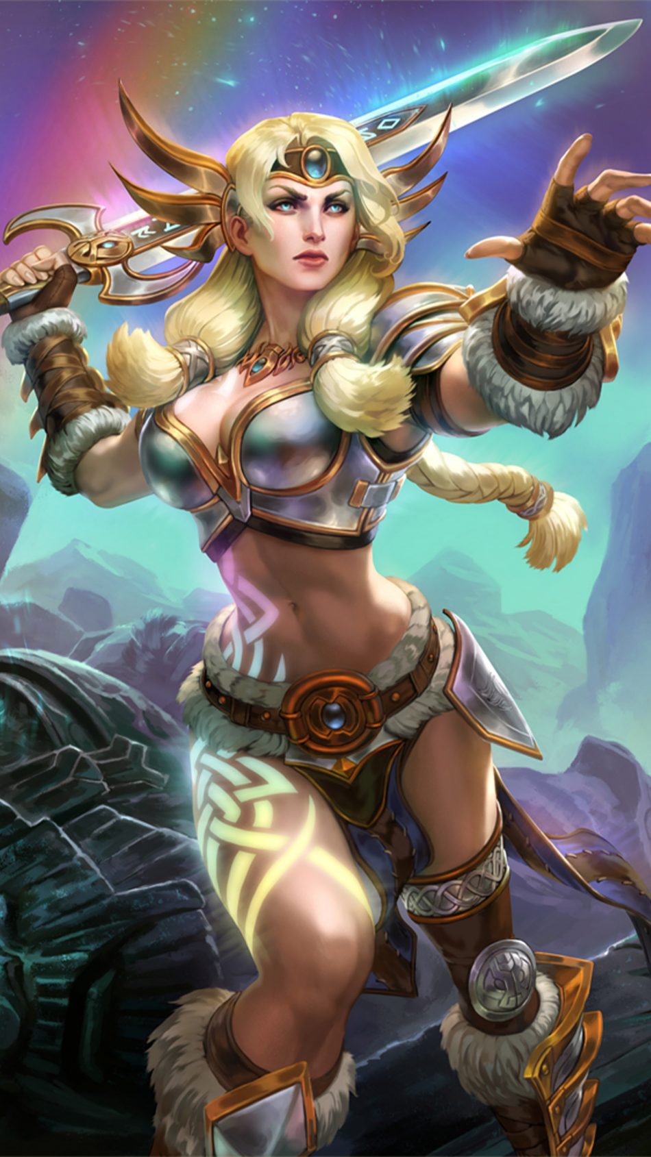 Freya Smite Hero 4K Ultra HD Mobile Wallpaper