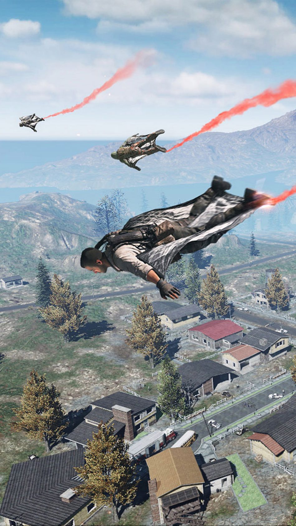 Jump From The Plane Call of Duty Mobile 4K Ultra HD Mobile Wallpaper