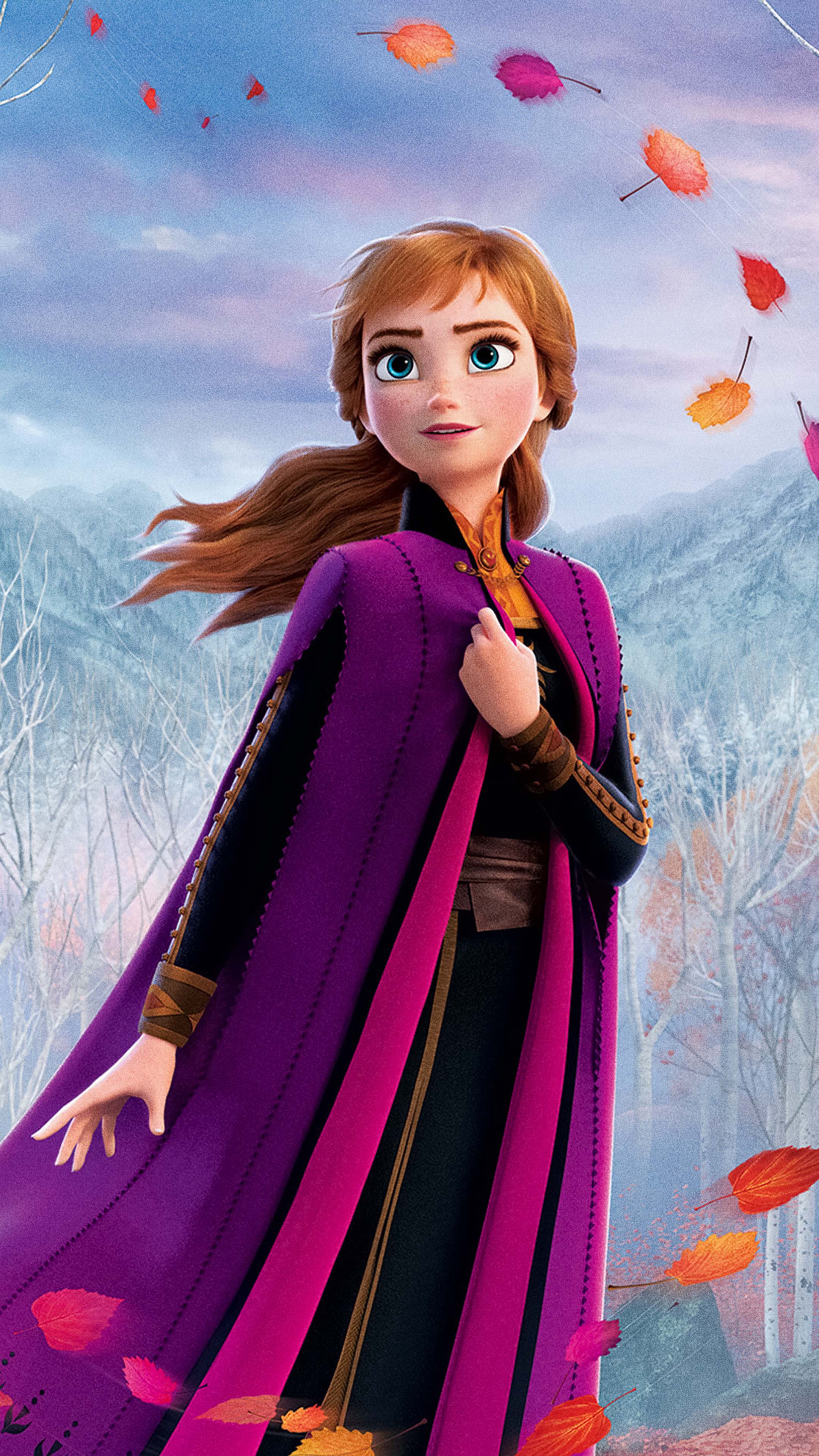 Anna In Frozen 2 Animation 2019 Free 4K Ultra HD Mobile Wallpaper