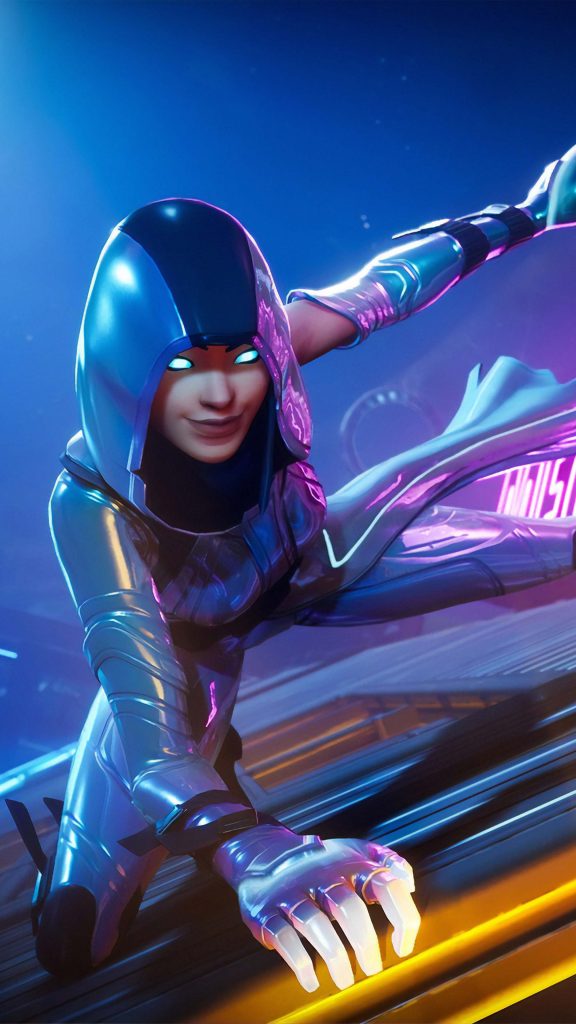 Neon Glow Skin Fortnite Free 4K Ultra HD Mobile Wallpaper - 576 x 1024 jpeg 83kB