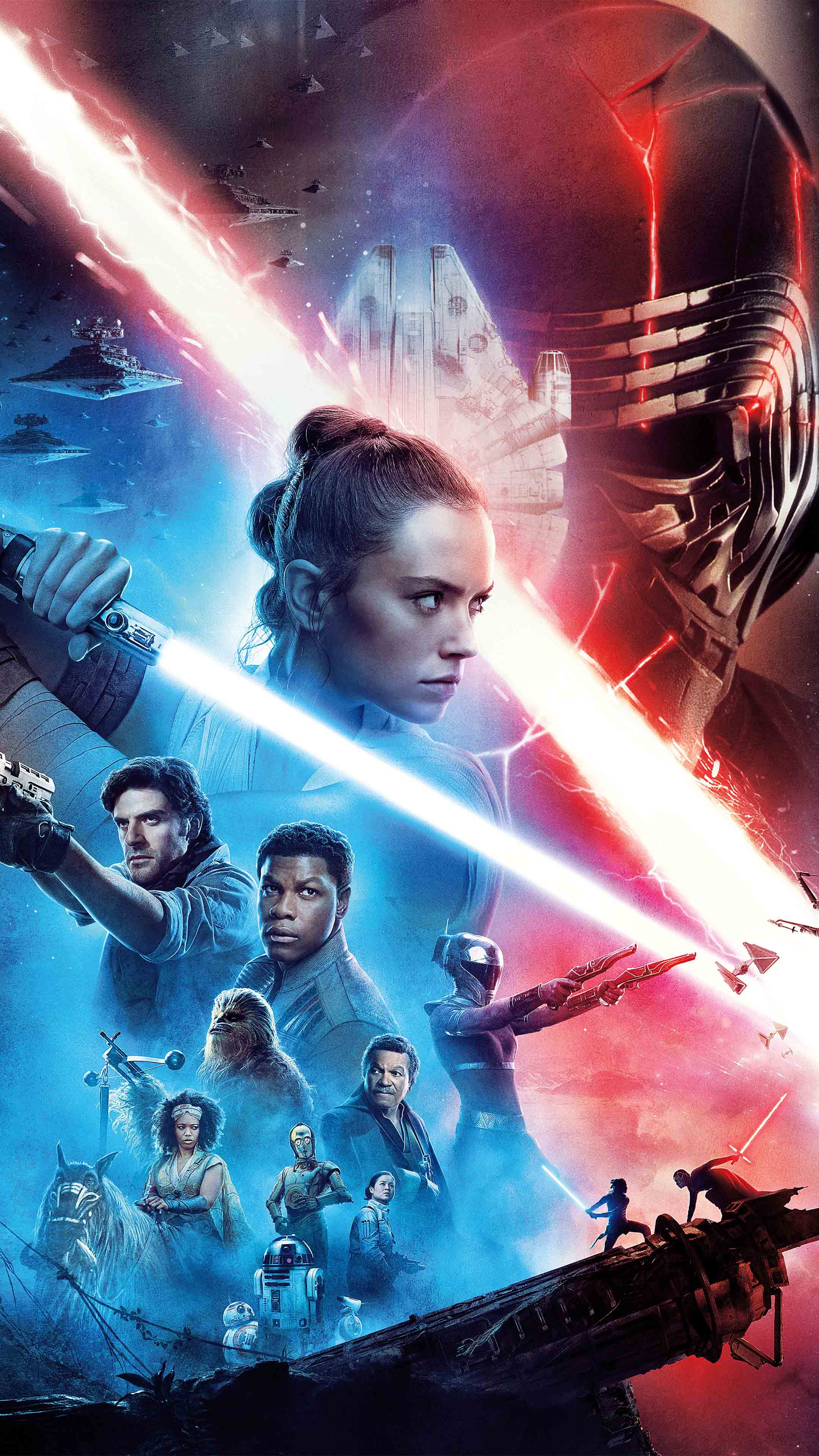 Star Wars The Rise of Skywalker 2019 Poster 4K Ultra HD Mobile Wallpaper