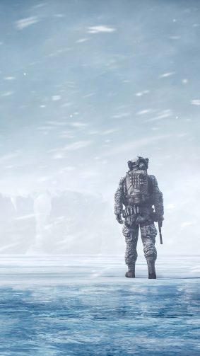 Battlefield 4 Soldier Winter Snow 2020 4K Ultra HD Mobile Wallpaper