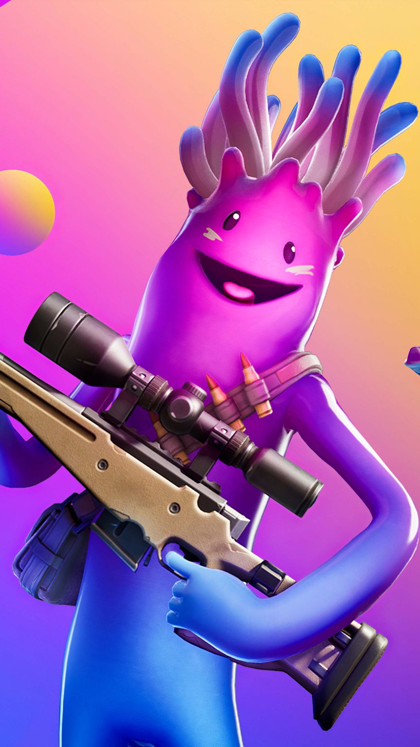 Fortnite Jellie Skin 4K Ultra HD Mobile Phone Wallpaper