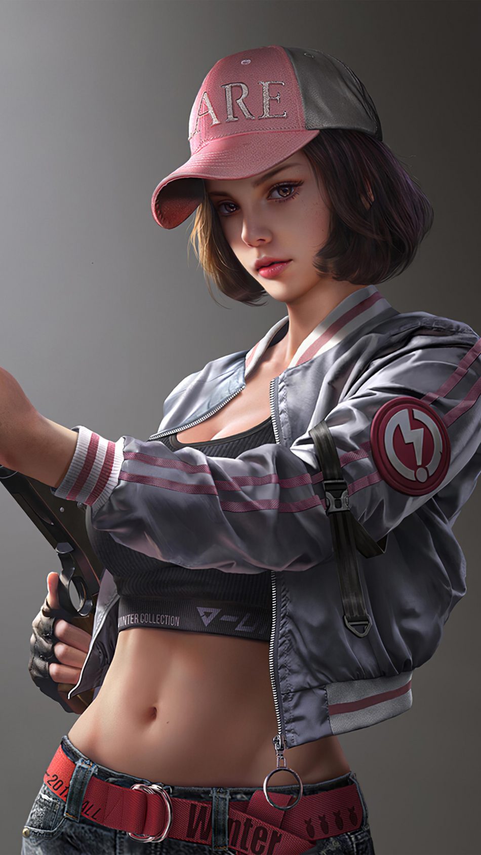  PUBG  Girl Winter Cap Gun Free 4K Ultra HD Mobile  Wallpaper 