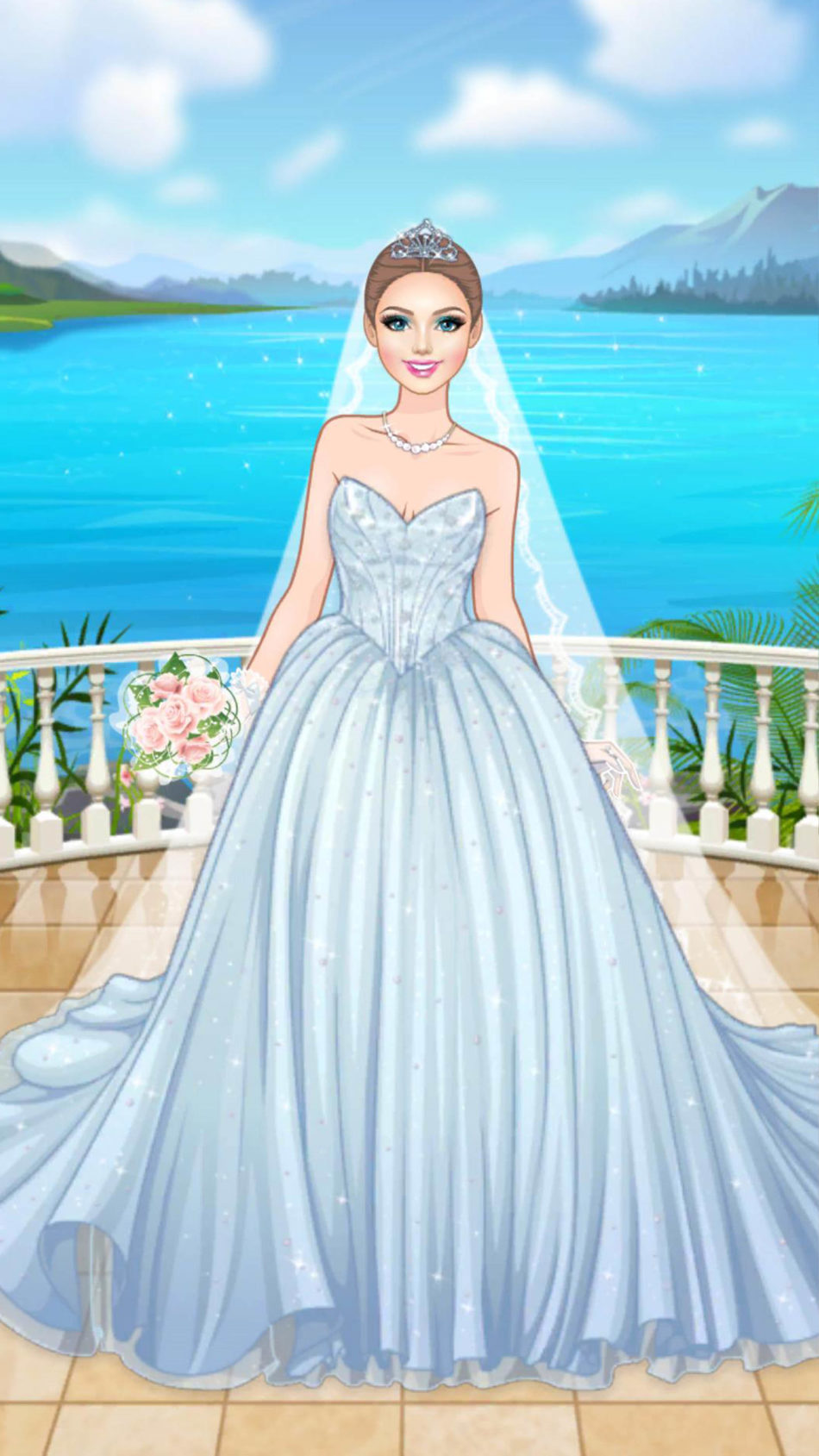 Fairy Girl Wedding Dress 4K Ultra HD Mobile Wallpaper