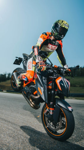 KTM Bilke Stunt Stoppie 4K Ultra HD Mobile Wallpaper