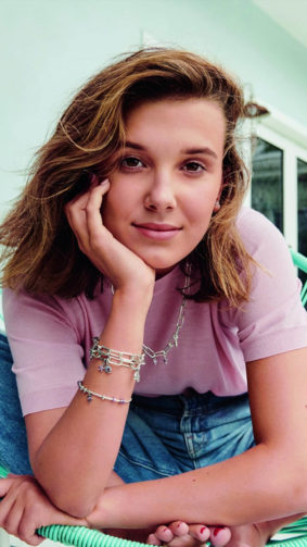 Actress Millie Bobby Brown 2020 4K Ultra HD Mobile Wallpaper