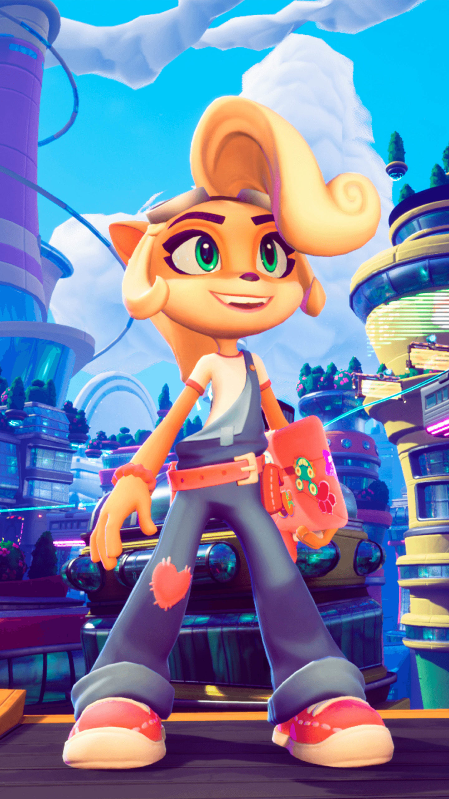 Coco In Crash Bandicoot 4 It's About Time 4K Ultra HD Mobile Wallpaper Coco In Crash Bandicoot 4 It's About Time 4K Ultra HD Mobile Wallpaper
