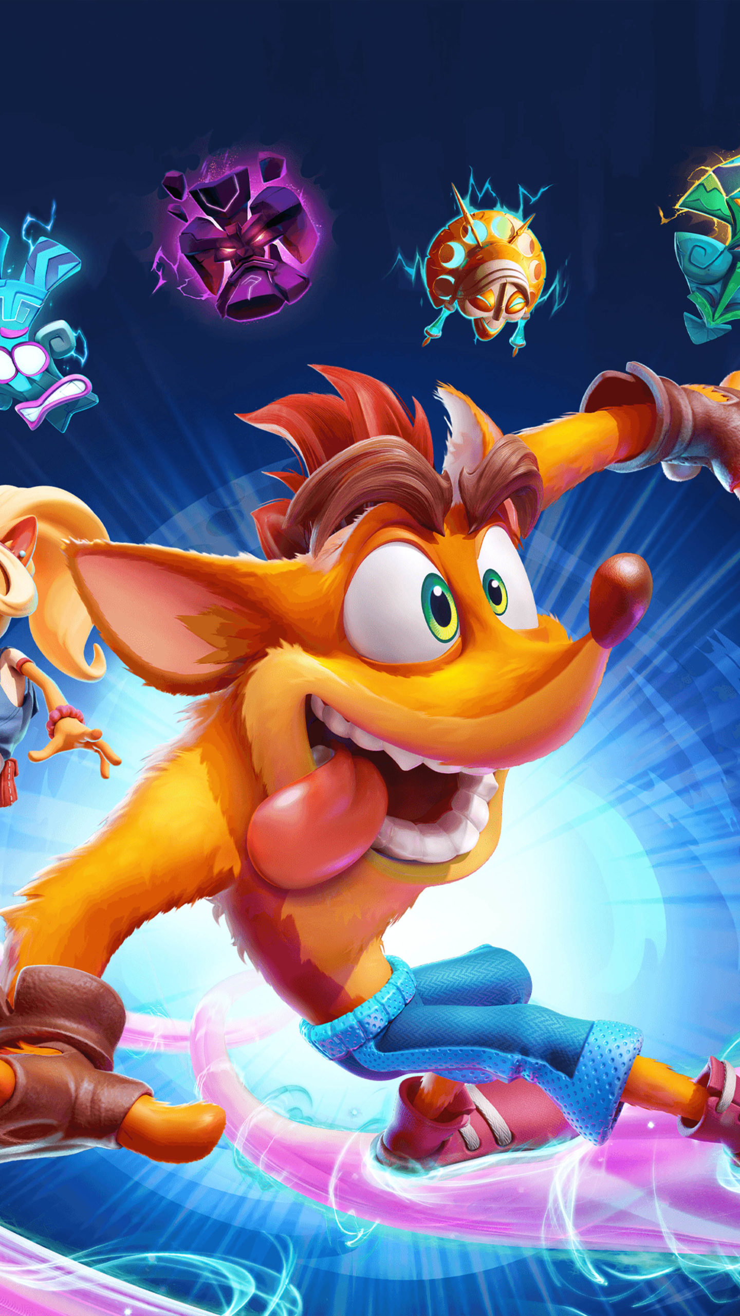 Crash Bandicoot 4 It’s About Time Game Poster 4K Ultra HD Mobile Wallpaper