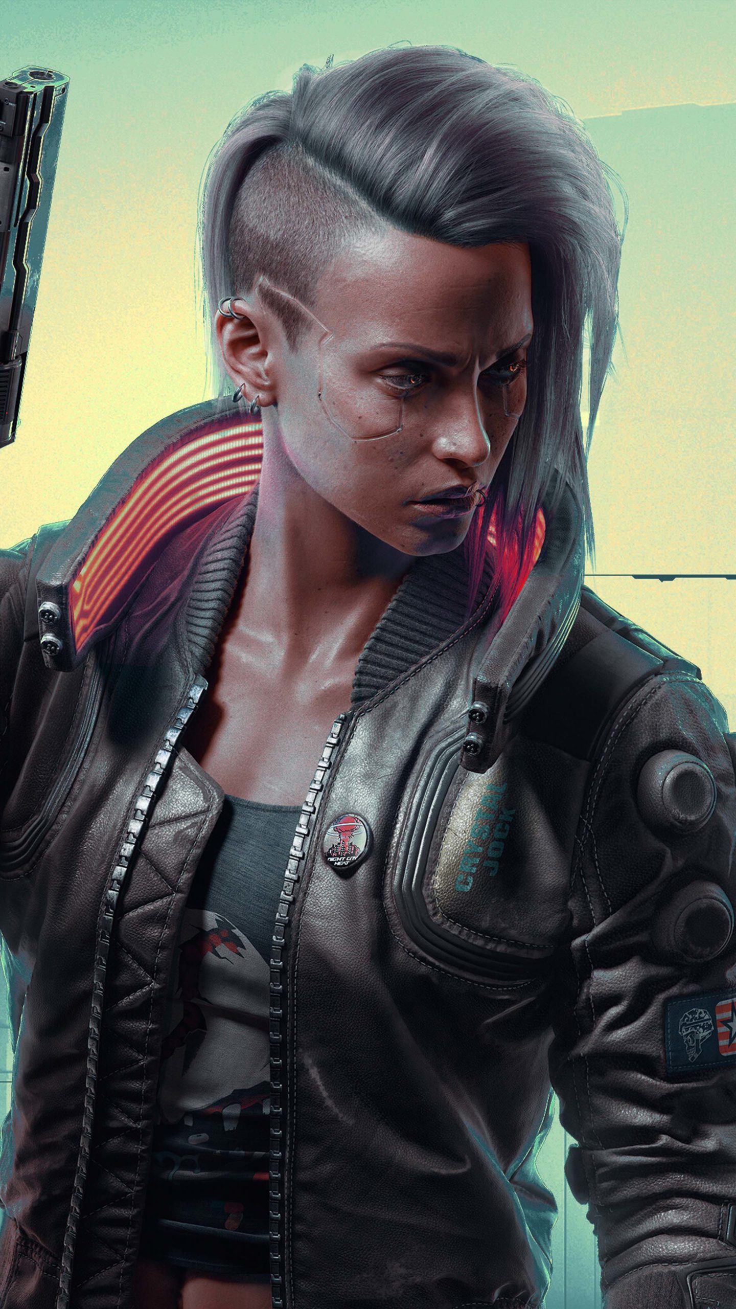 Cyberpunk 2077 Female V 4K Ultra HD Mobile Wallpaper