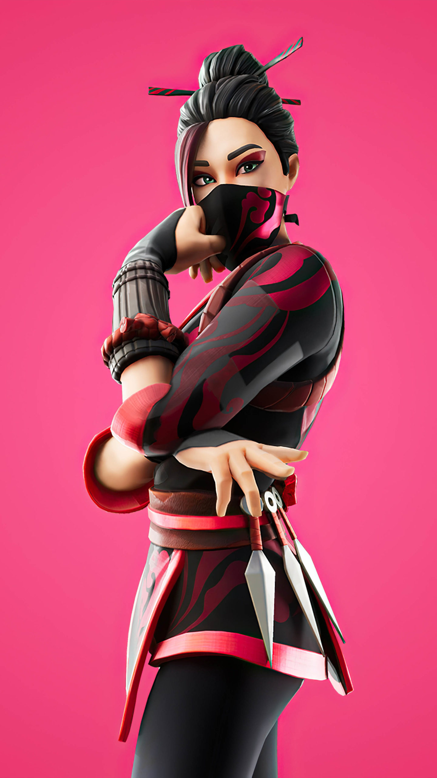 Red Jade Fortnite 4K Ultra HD Mobile Wallpaper - 1440 x 2560 jpeg 337kB