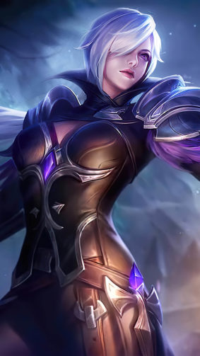 Silvanna Midnight Justice Mobile Legends 4K Ultra HD Mobile Wallpaper