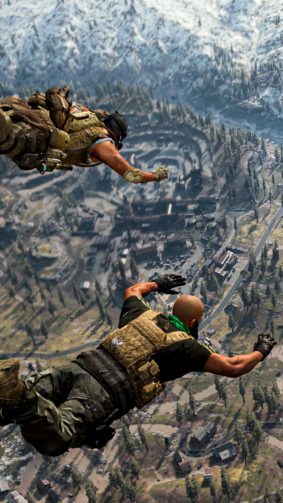 Skydive Call of Duty Warzone 4K Ultra HD Mobile Wallpaper