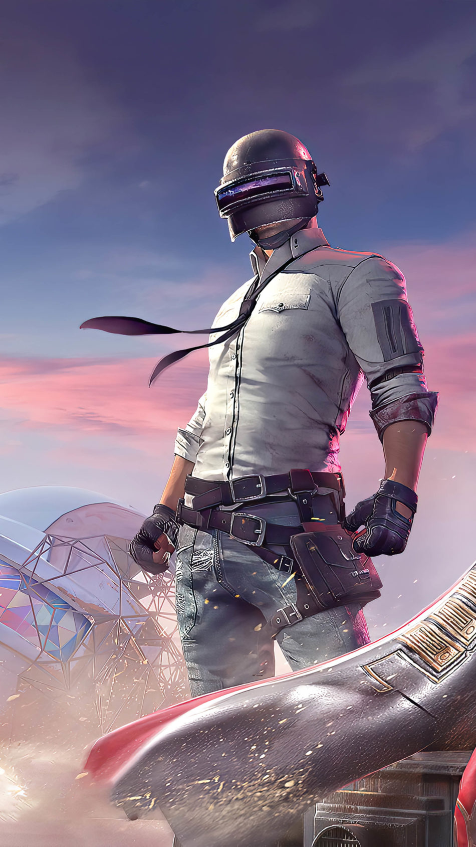 PUBG Guy Level 3 Helmet Season 14 4K Ultra HD Mobile Wallpaper