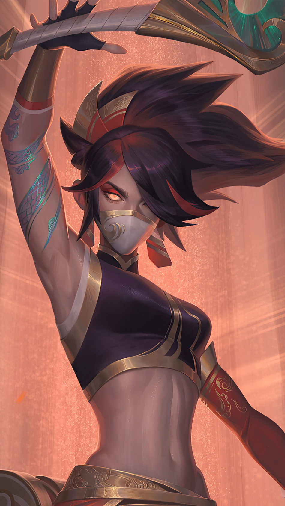 Akali League of Legends 2020 4K Ultra HD Mobile Wallpaper