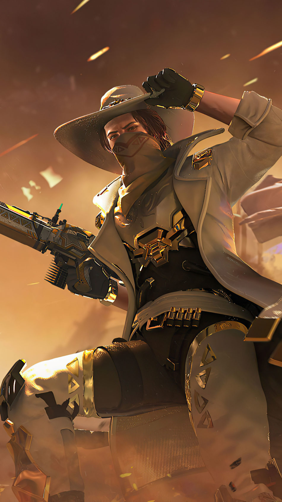 Cowboy Garena Free  Fire  4K Ultra HD  Mobile  Wallpaper 