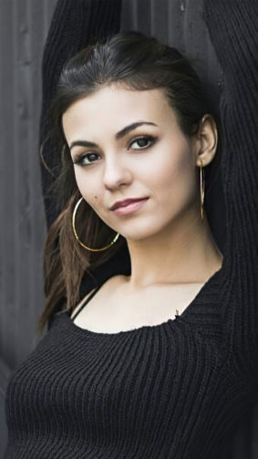 Celebrity Victoria Justice 2020 In Black Dress 4K Ultra HD Mobile Wallpaper