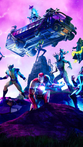 Fortnite Marvel Standoff 4K Ultra HD Mobile Wallpaper