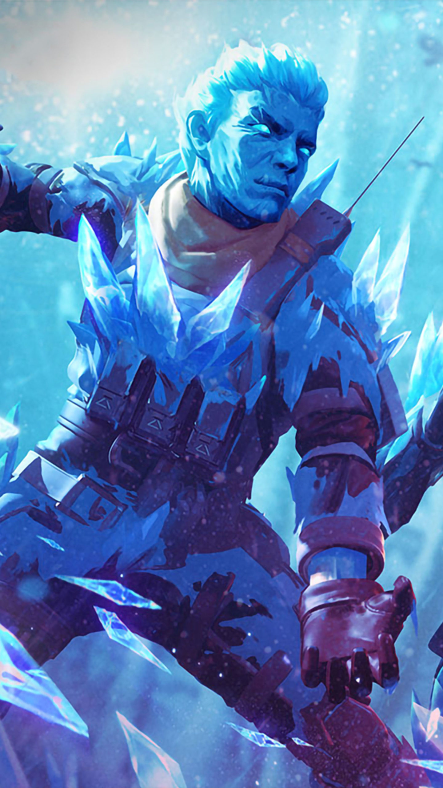 Icy Skin Garena Free Fire 4K Ultra HD Mobile Wallpaper